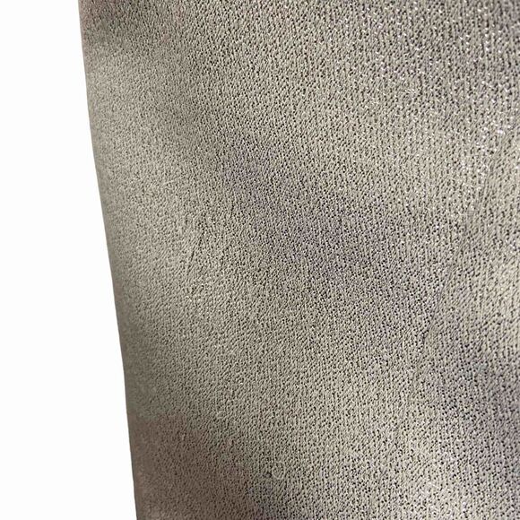 AKRIS PUNTO Women's Top Crop Bustier Camisole Metallic Silver Cotton Small NWOT - Picture 7 of 10